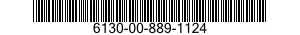 6130-00-889-1124  6130008891124 008891124