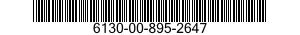 6130-00-895-2647  6130008952647 008952647