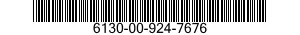 6130-00-924-7676  6130009247676 009247676