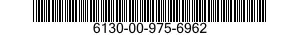 6130-00-975-6962  6130009756962 009756962