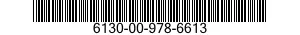 6130-00-978-6613 RECTIFIER,METALLIC 6130009786613 009786613