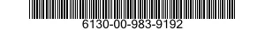 6130-00-983-9192  6130009839192 009839192