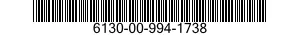 6130-00-994-1738  6130009941738 009941738