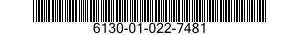 6130-01-022-7481  6130010227481 010227481