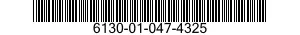 6130-01-047-4325  6130010474325 010474325