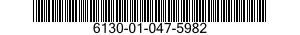 6130-01-047-5982  6130010475982 010475982