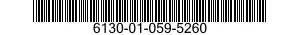 6130-01-059-5260 POWER SUPPLY 6130010595260 010595260