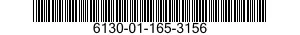 6130-01-165-3156  6130011653156 011653156