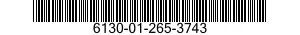 6130-01-265-3743  6130012653743 012653743