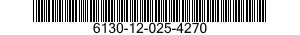 6130-12-025-4270 RECTIFIER,METALLIC 6130120254270 120254270