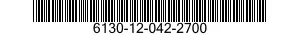 6130-12-042-2700  6130120422700 120422700