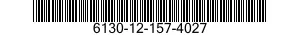 6130-12-157-4027 CHARGER,BATTERY 6130121574027 121574027