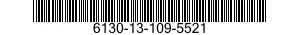 6130-13-109-5521 BATTERY POWER SUPPLY 6130131095521 131095521