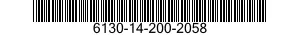 6130-14-200-2058  6130142002058 142002058