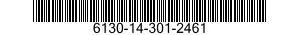 6130-14-301-2461  6130143012461 143012461