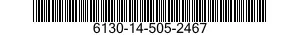 6130-14-505-2467 INTERFACESIMPLECHAR 6130145052467 145052467
