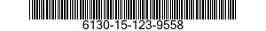 6130-15-123-9558 CARICABATTERIE A 6 6130151239558 151239558