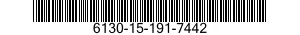 6130-15-191-7442 CARICA SCARICA BATT 6130151917442 151917442