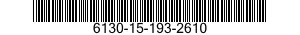 6130-15-193-2610 POWER SUPPLY 6130151932610 151932610