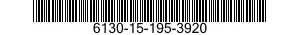 6130-15-195-3920 CHARGER,BATTERY 6130151953920 151953920