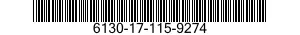 6130-17-115-9274 POWER SUPPLY 6130171159274 171159274