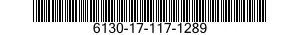 6130-17-117-1289 ADAPTER,BATTERY CHARGER 6130171171289 171171289