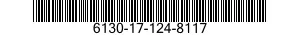 6130-17-124-8117 CHARGER,BATTERY 6130171248117 171248117