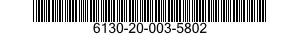 6130-20-003-5802 POWER SUPPLY 6130200035802 200035802