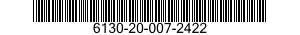 6130-20-007-2422 POWER SUPPLY 6130200072422 200072422
