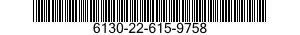 6130-22-615-9758 POWER SUPPLY,UNINTERRUPTIBLE 6130226159758 226159758