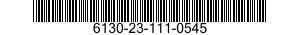 6130-23-111-0545 POWER SUPPLY 6130231110545 231110545