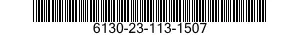 6130-23-113-1507 BATTERY CHARGER 6130231131507 231131507