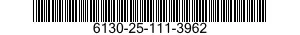 6130-25-111-3962 RECTIFIER,METALLIC 6130251113962 251113962