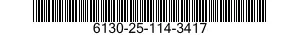 6130-25-114-3417 POWER SUPPLY 6130251143417 251143417