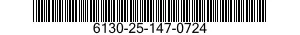 6130-25-147-0724 CHARGER,BATTERY 6130251470724 251470724