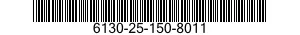 6130-25-150-8011 POWER SUPPLY 6130251508011 251508011