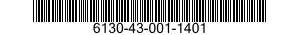 6130-43-001-1401 INVERTER,POWER,STATIC 6130430011401 430011401