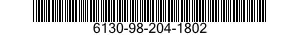 6130-98-204-1802 POWER SUPPLY 6130982041802 982041802