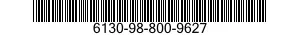6130-98-800-9627  6130988009627 988009627