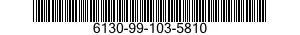 6130-99-103-5810  6130991035810 991035810