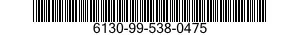 6130-99-538-0475  6130995380475 995380475