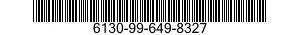 6130-99-649-8327  6130996498327 996498327