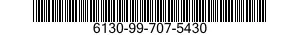 6130-99-707-5430 CHARGER,BATTERY 6130997075430 997075430