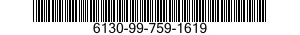 6130-99-759-1619  6130997591619 997591619