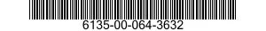 6135-00-064-3632  6135000643632 000643632
