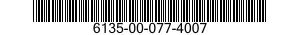 6135-00-077-4007  6135000774007 000774007