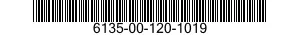 6135-00-120-1019 BATTERY,NONRECHARGEABLE 6135001201019 001201019