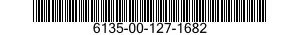 6135-00-127-1682 BATTERY,NONRECHARGEABLE 6135001271682 001271682