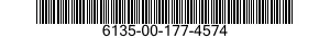 6135-00-177-4574 BATTERY,NONRECHARGEABLE 6135001774574 001774574
