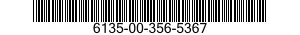6135-00-356-5367  6135003565367 003565367